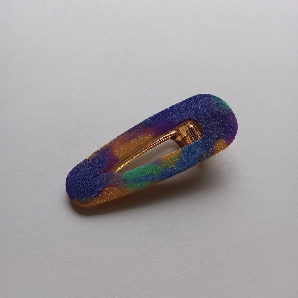 5/$25 Hand Crafted Multicolor Hair Clip